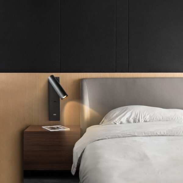 Applique murale Led avec interrupteur design moderne avec chargeur USB luminaire d int rieur id al 2