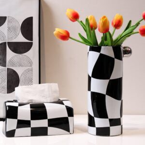 Vase en céramique moderne déco design