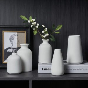 Vases blanc céramique modernes
