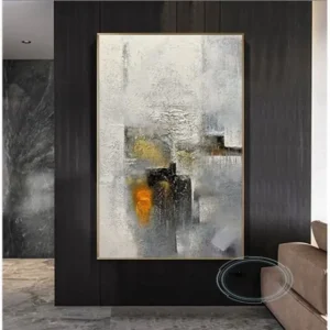 Tableaux abstraits décoratifs 70x100cm, Peinture à l'huile sur toile 100% fait main.