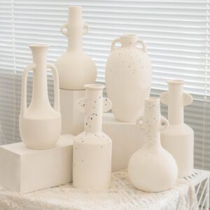 Vases céramique blanc décoratif design