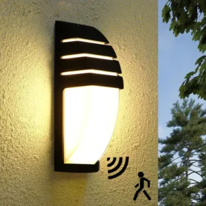 Applique extérieur LED détecteur de mouvement, Luminaire extérieur IP65 décoration murale maison.