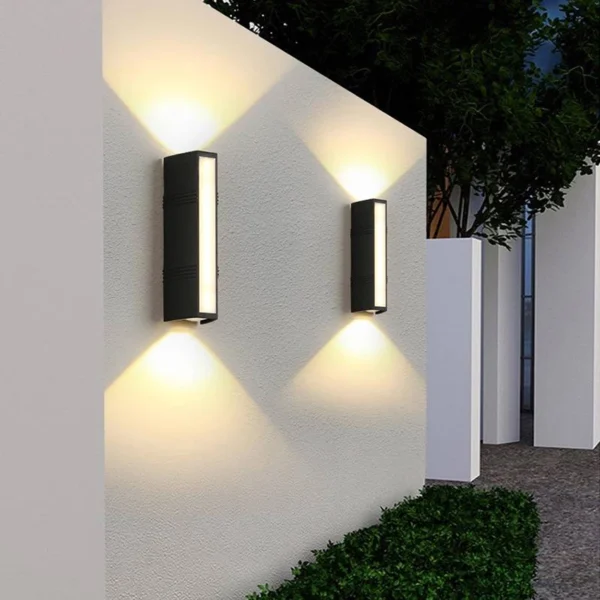 Applique Murale LED Imperm able en Aluminium clairage d Ext rieur 3 Faces Id al pour 1