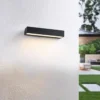 Applique extérieure led 18W Noir, applique murale originale Déco murale extérieur et intérieur.
