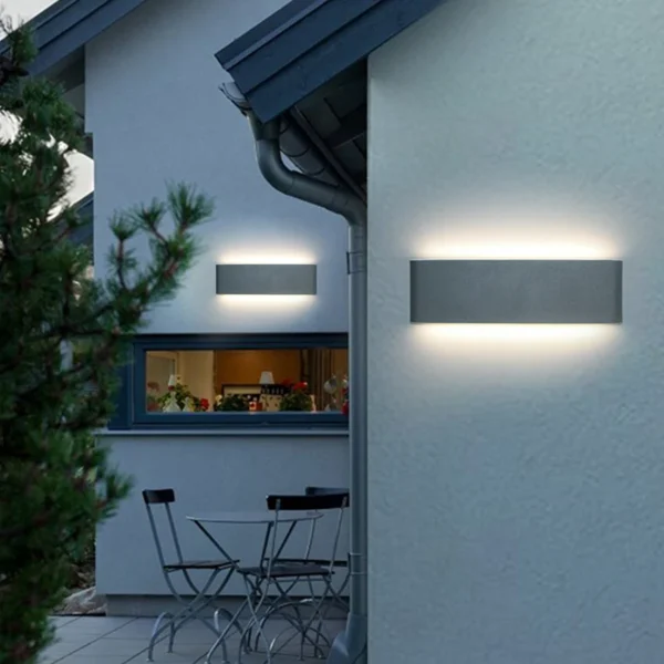 Applique exterieure led gris 20W